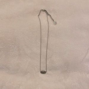 Kendra Scott all silver necklace